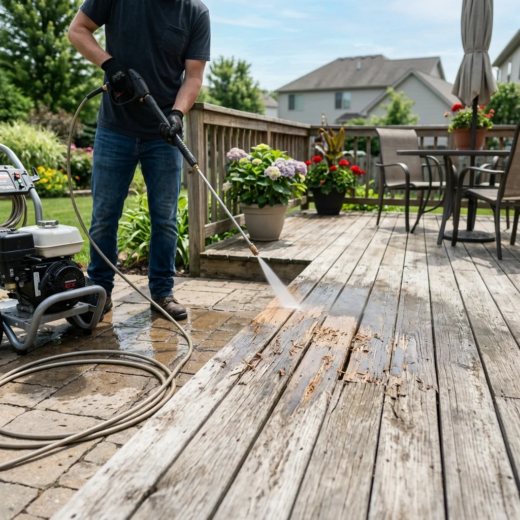 Patio Cleaning Mistakes That Damage Your Deck